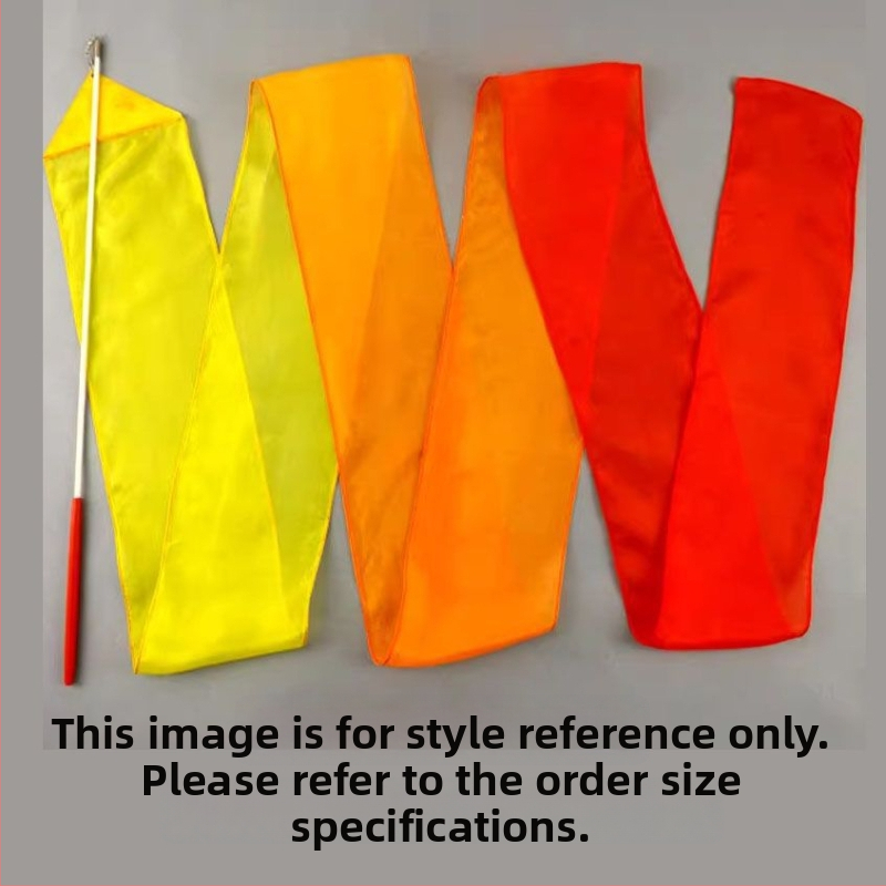 Копринена танцова лента за деца – класическо етническо изкуство, за изпит, лято 2021, марка Unique, налична на склад