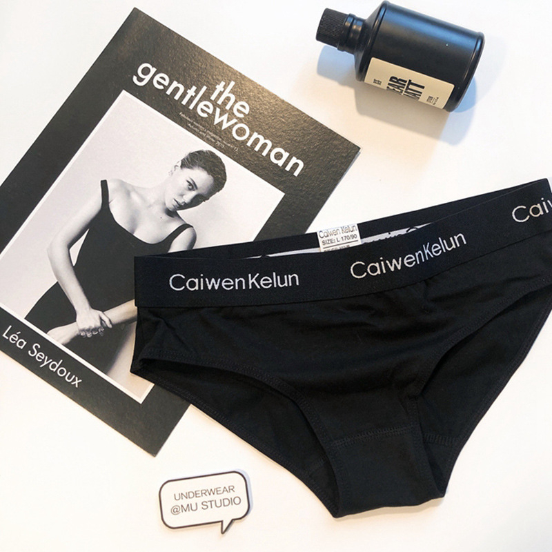 Chiloți femei din bumbac cu talie medie, respirabili, conținut de 90-95% bumbac, uni, potriviți pentru toate cele patru anotimpuri