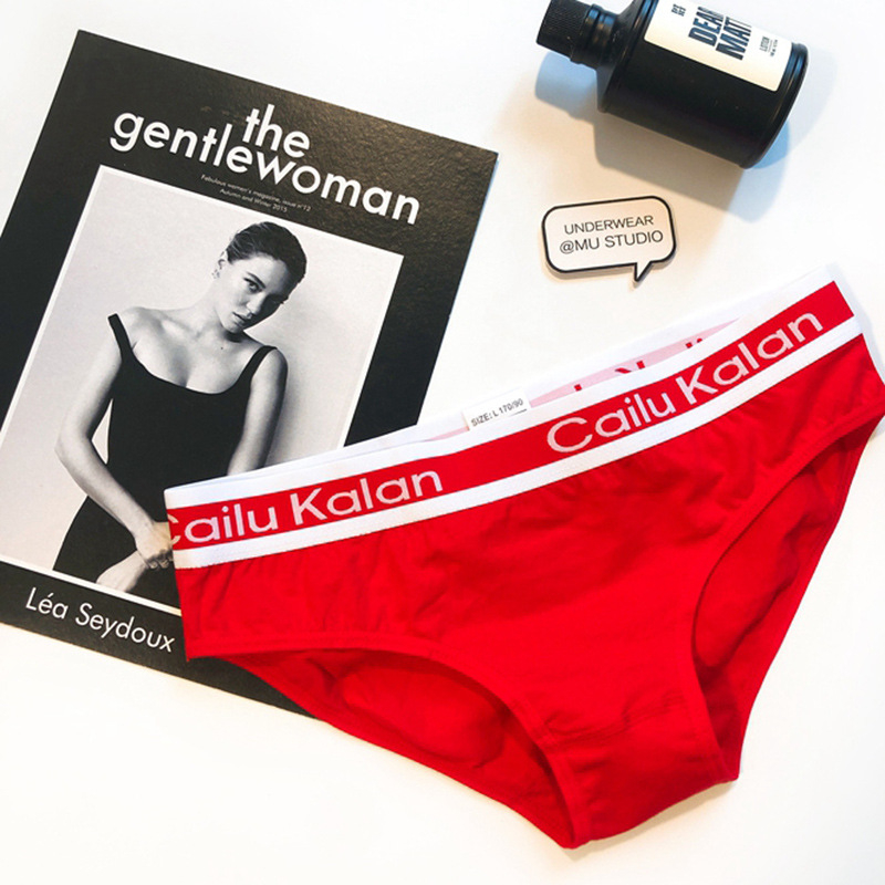 Chiloți femei din bumbac cu talie medie, respirabili, conținut de 90-95% bumbac, uni, potriviți pentru toate cele patru anotimpuri