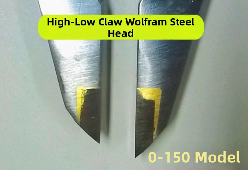 Jelölő tolómérő wolfrámötvözet fejjel és hosszú állkapcsokkal, külső és belső átmérő mérés, Vernier-skála