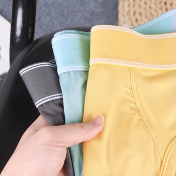 Slipuri bărbătești din modal-bumbac, respirante, fără cusături, talie medie; căptușeală inghinală 90–95% bumbac