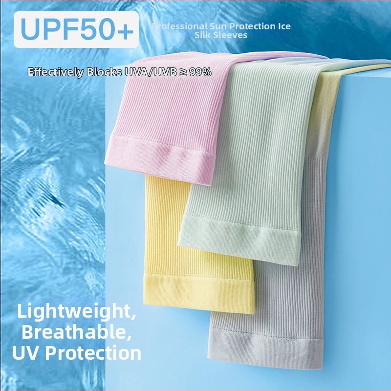 Kültéri kerékpározáshoz hűtő ujjvédő — Gradiens mintázat, Nylon 70-80% anyag