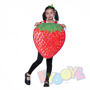 Set cosplay cu temă de căpșună pentru părinți și copii – EYOOYE – Primăvara 2025 – Tema căpșună