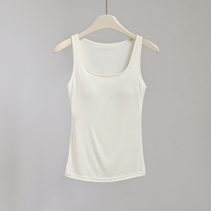 Vestă pentru femei din amestec de lână, cu căptușeală pentru bust – Slim Fit, elasticitate mare, bretele duble, fără mâneci, sezon toamnă-iarnă 2025