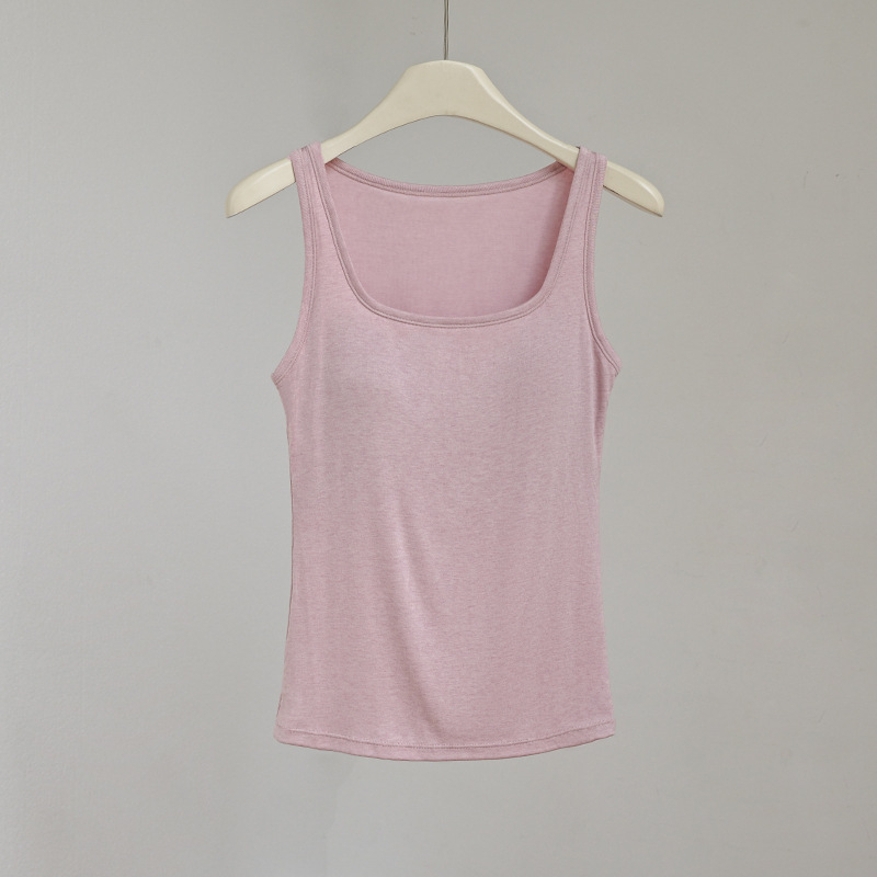 Vestă pentru femei din amestec de lână, cu căptușeală pentru bust – Slim Fit, elasticitate mare, bretele duble, fără mâneci, sezon toamnă-iarnă 2025