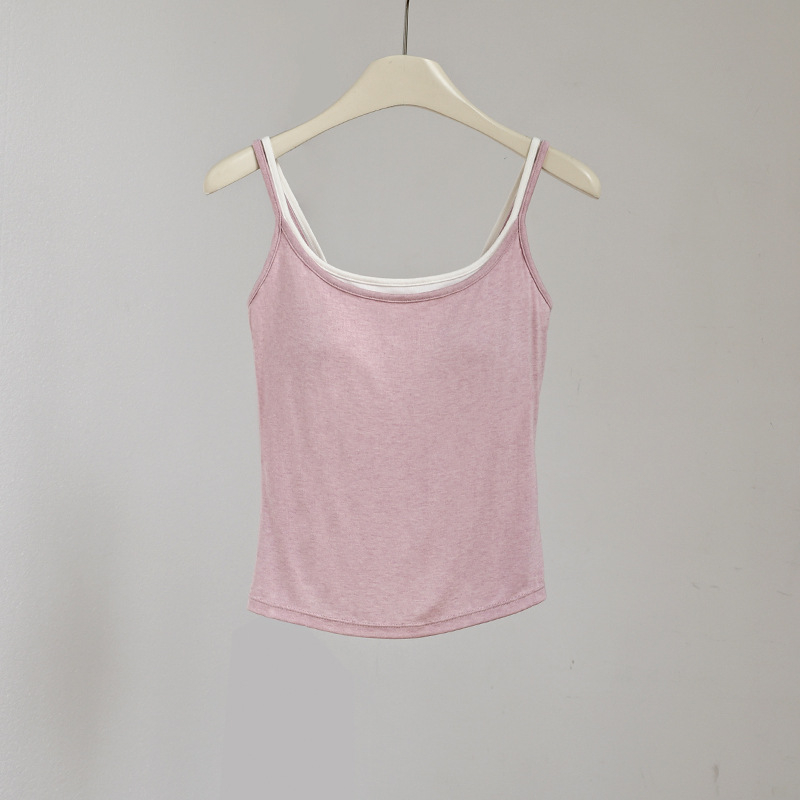 Vestă pentru femei din amestec de lână, cu căptușeală pentru bust – Slim Fit, elasticitate mare, bretele duble, fără mâneci, sezon toamnă-iarnă 2025