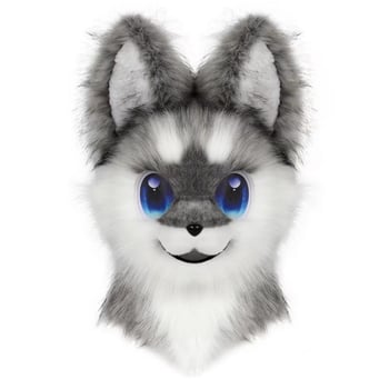 Fursuit glava – pliš zvijer, nosiva pas za cosplay, odrasli, jesen 2024