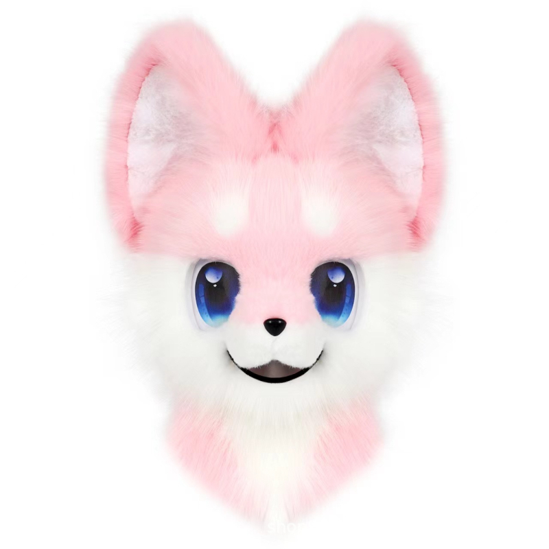 Fursuit glava – pliš zvijer, nosiva pas za cosplay, odrasli, jesen 2024