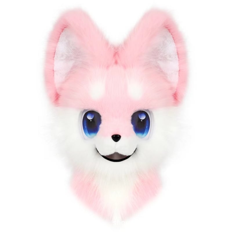 Fursuit glava – pliš zvijer, nosiva pas za cosplay, odrasli, jesen 2024