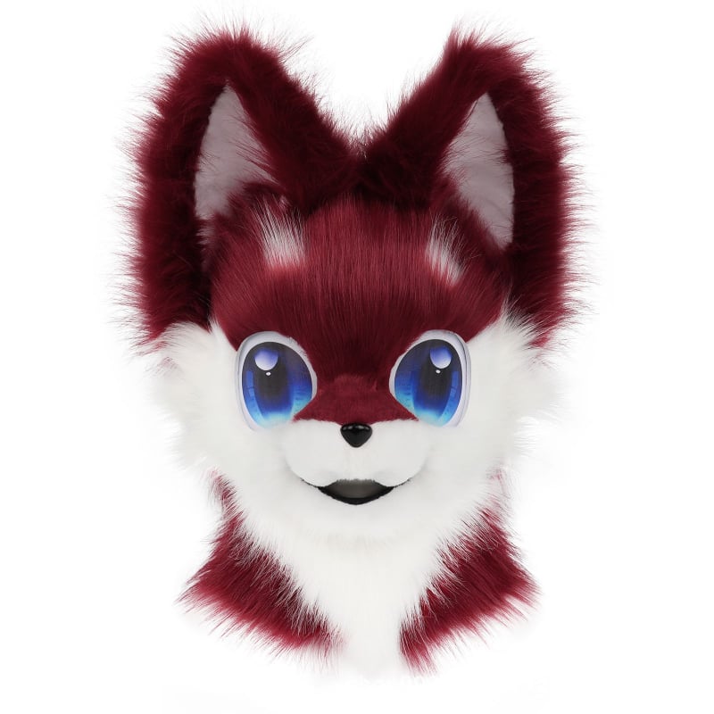 Fursuit glava – pliš zvijer, nosiva pas za cosplay, odrasli, jesen 2024