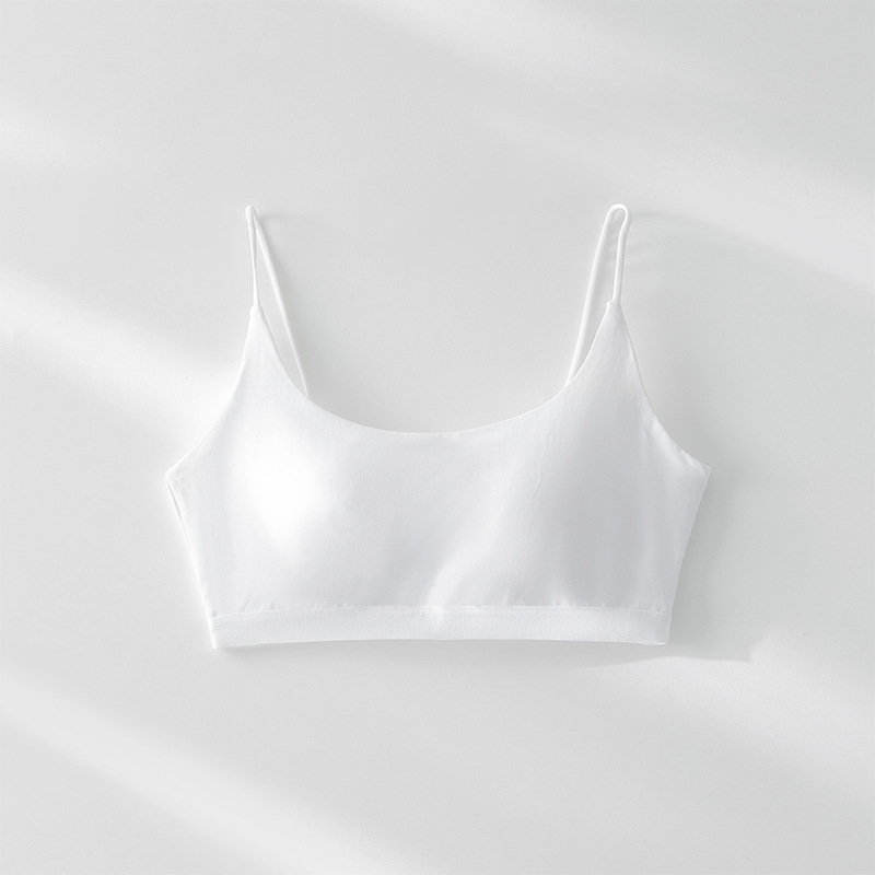 Сутиен/топ без презрамки, 3/4 чашка, тънка формована чашка, дишащ вискозен плат, красив гръб