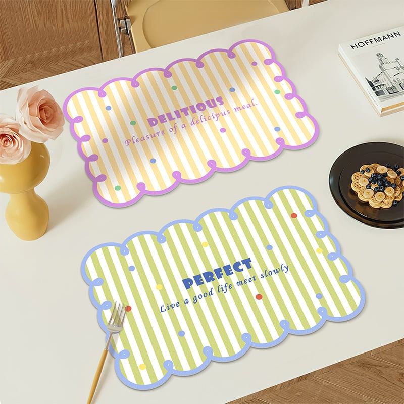 PU ruutplaad lauale, ühevärviline muster, veekindel ja õli-kindel, kuumuskindel, paksus 0,8 mm