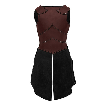 Felnőtteknek szóló bőr páncél – középkori reneszánsz lovag tunika, Halloween cosplay elf harcos, tavasz 2025 megjelenés