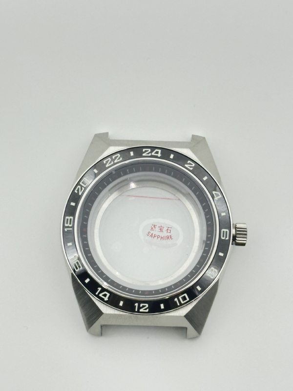 Θήκη μηχανικού ρολογιού με ζαφειρένιο γυαλί και NH35 κίνηση, συσκευασία 1 τεμάχιο, κυκλοφορία καλοκαίρι 2025