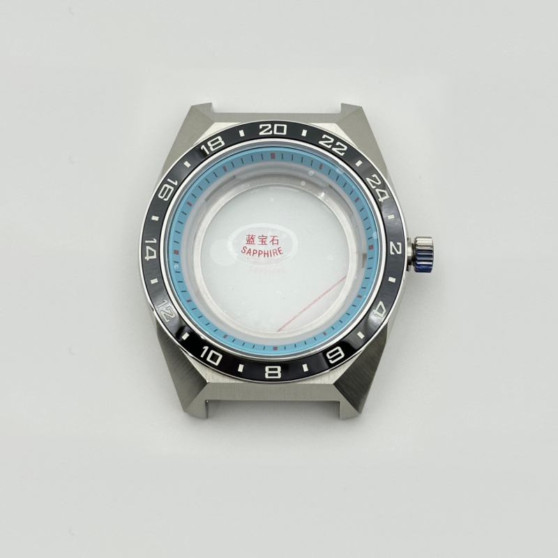 Θήκη μηχανικού ρολογιού με ζαφειρένιο γυαλί και NH35 κίνηση, συσκευασία 1 τεμάχιο, κυκλοφορία καλοκαίρι 2025