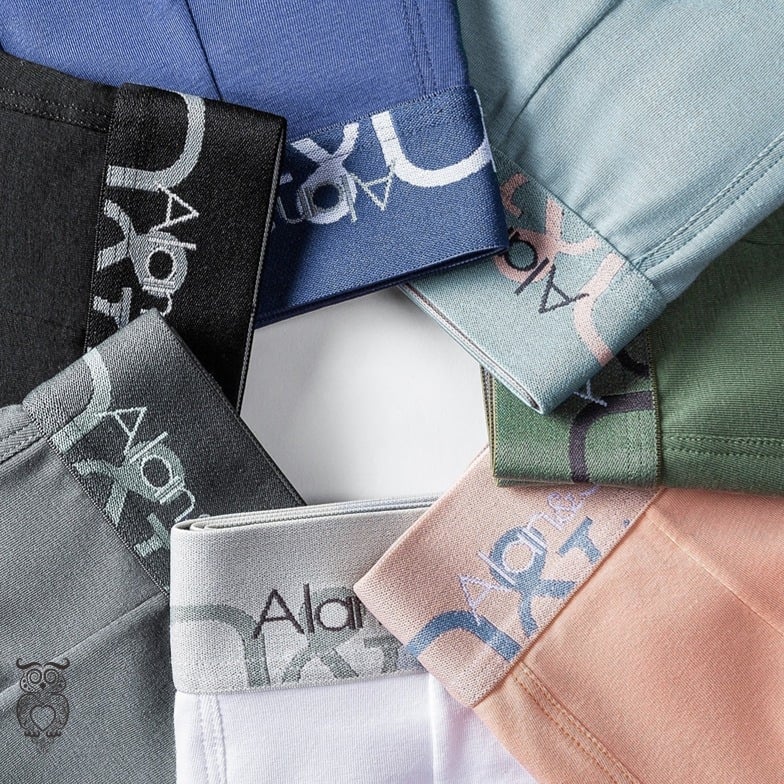 Férfi pamut boxerek, varrás nélküli, lélegző, középmagas derekú, 95–100% pamut, minden évszakra