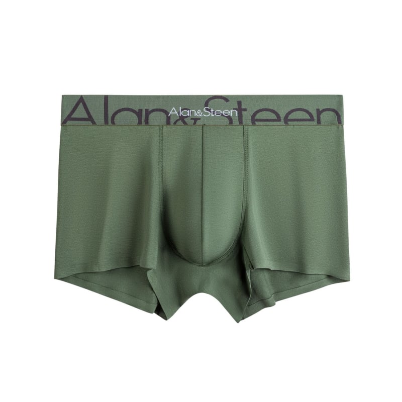 Férfi pamut boxerek, varrás nélküli, lélegző, középmagas derekú, 95–100% pamut, minden évszakra