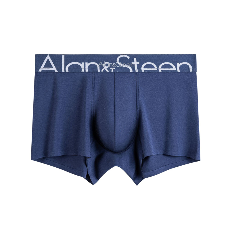 Férfi pamut boxerek, varrás nélküli, lélegző, középmagas derekú, 95–100% pamut, minden évszakra