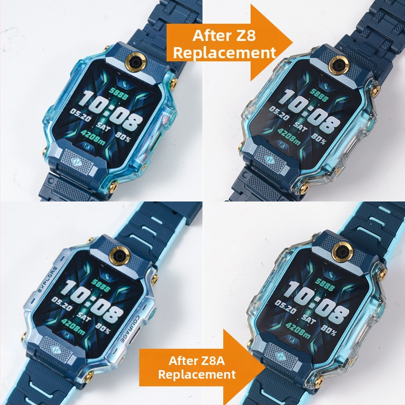 Chen Fanyu ochranný kryt pre Z8/Z8A detské inteligentné hodinky s priehľadným okrajom