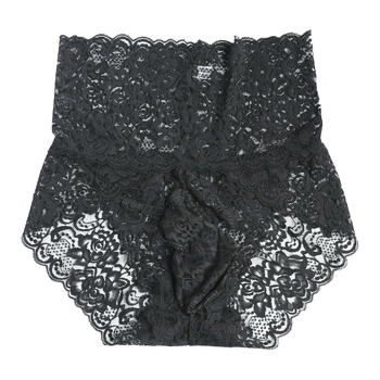 Boxeri bărbați din dantelă talie înaltă, jacquard, respirabili, modelarea corpului