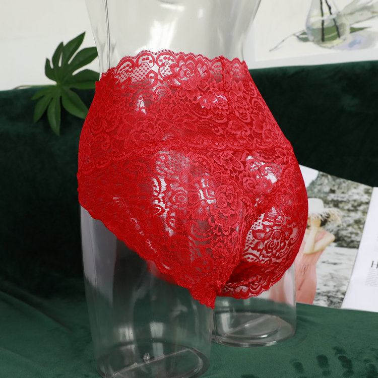 Boxeri bărbați din dantelă talie înaltă, jacquard, respirabili, modelarea corpului