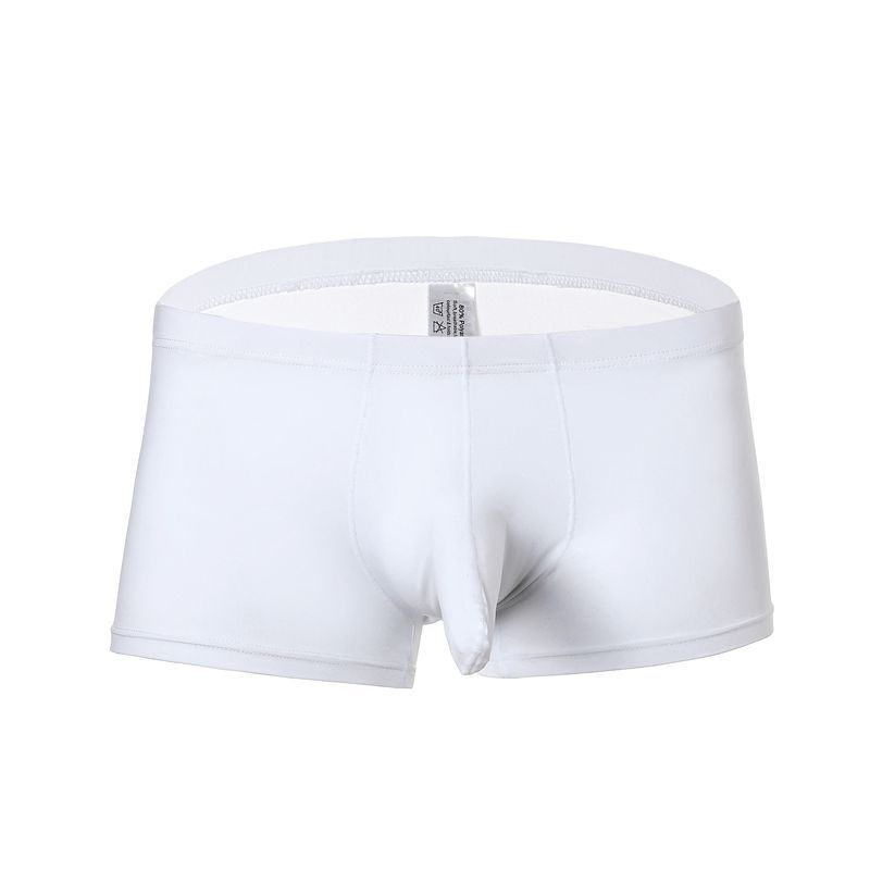 Boxeri bărbați Ice Silk, talie joasă, țesătură principală Nylon 80%, căptușeală la zona inghinală Nylon 80%