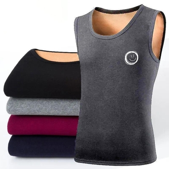 Termális mellény fleece bélés, kordurú anyag, csíkos minta, téli viselet