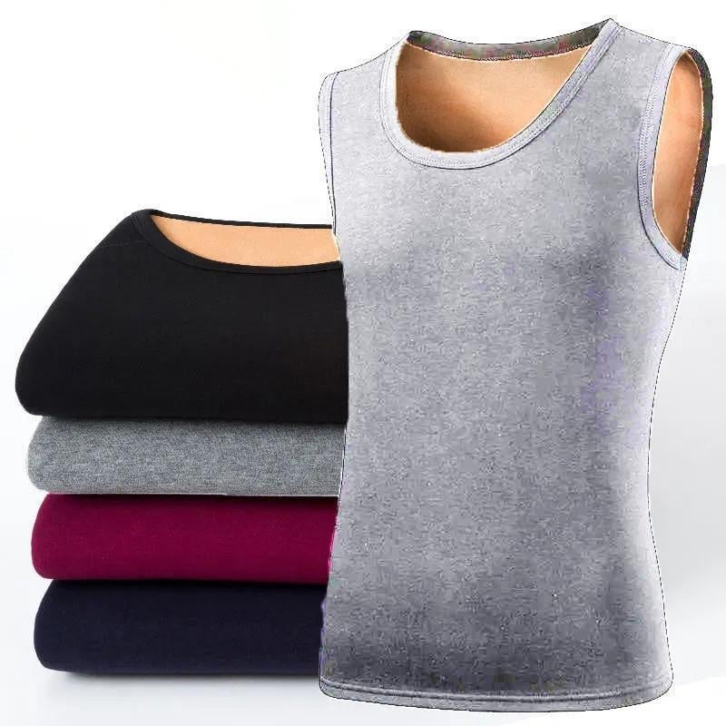 Termális mellény fleece bélés, kordurú anyag, csíkos minta, téli viselet