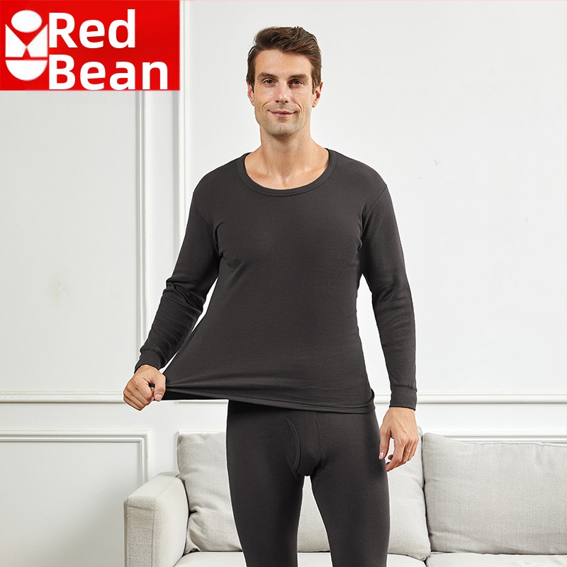 Vyrų medvilninis šilto apatinio komplektas su vidutiniškai aukštu kaklu, laisvas kirpimas, viengubas sluoksnis, ekstra storas audinys 301–350 g/m², 100% medvilnė pamušalas, skirtas vyresniems vyrams.