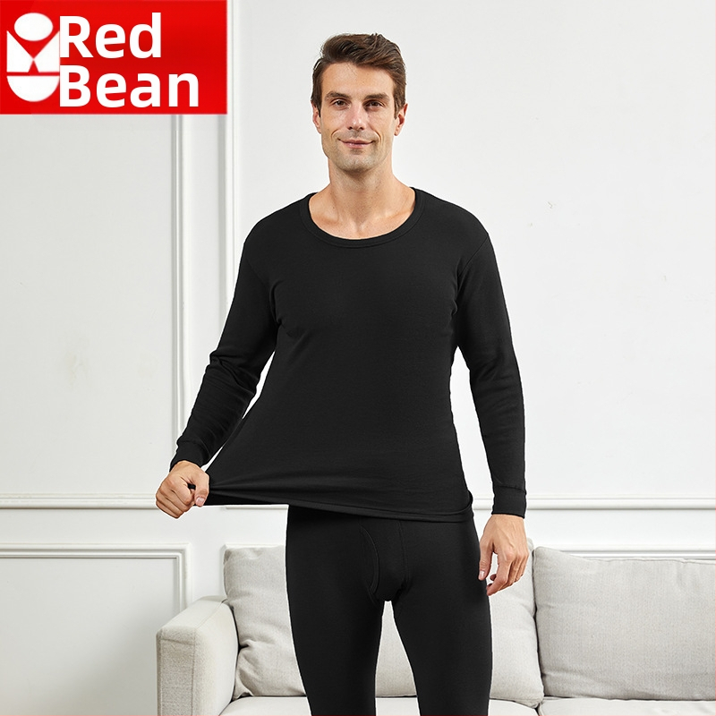 Vyrų medvilninis šilto apatinio komplektas su vidutiniškai aukštu kaklu, laisvas kirpimas, viengubas sluoksnis, ekstra storas audinys 301–350 g/m², 100% medvilnė pamušalas, skirtas vyresniems vyrams.