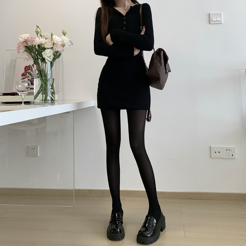 Velur 80D pantyhose, jednobojne, protuklizne, upijanje znoja, srednja debljina