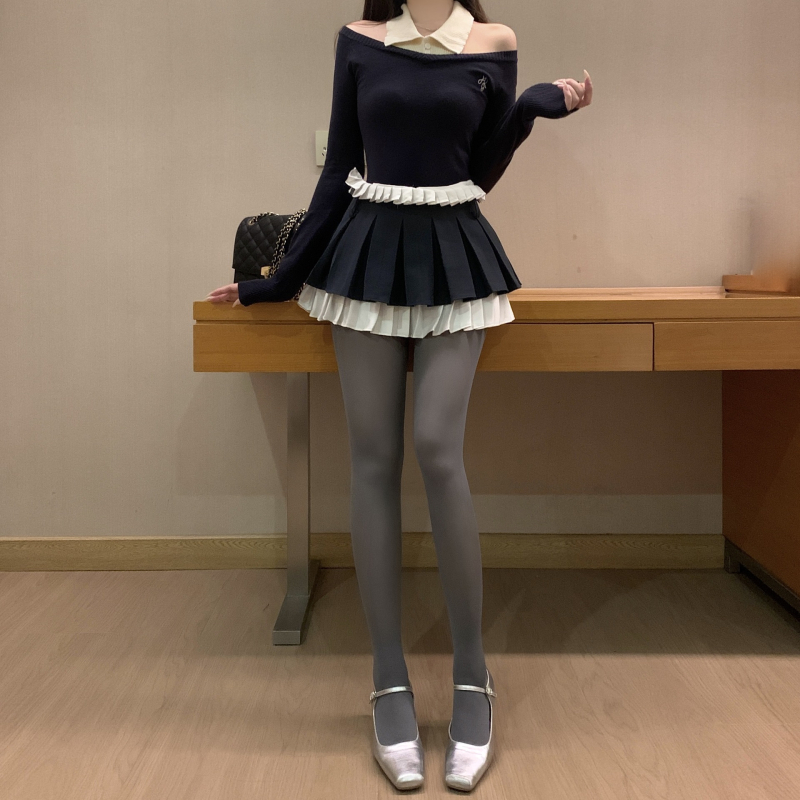 Velur 80D pantyhose, jednobojne, protuklizne, upijanje znoja, srednja debljina