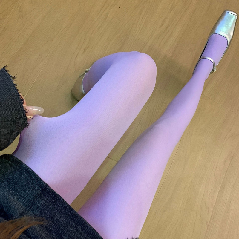 Velur 80D pantyhose, jednobojne, protuklizne, upijanje znoja, srednja debljina