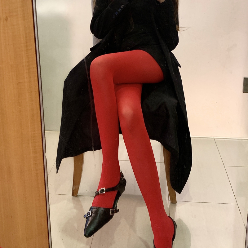 Velur 80D pantyhose, jednobojne, protuklizne, upijanje znoja, srednja debljina