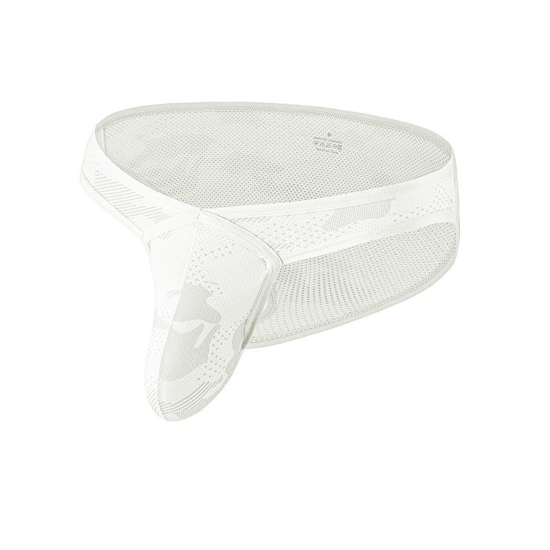 Мъжки ултра тънки мрежести бикини с камуфлажен принт, висока талия, повдигане на седалището, дишащи