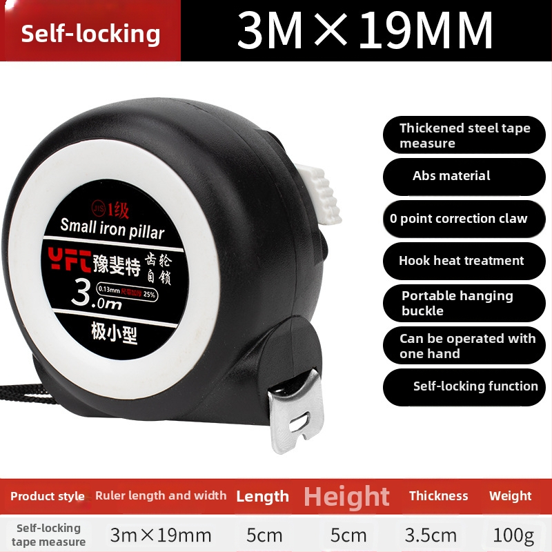 Yufeite ανοξείδωτη μετρητική ταινία με θήκη