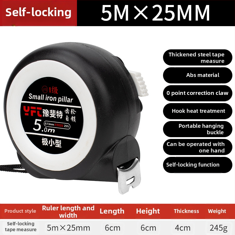 Yufeite ανοξείδωτη μετρητική ταινία με θήκη