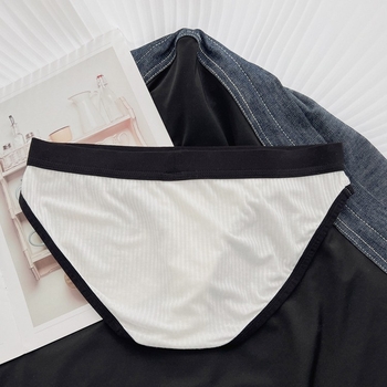 Boxeri bărbați din viscoză, respirabili, modelare a corpului, țesătură ribată, talie joasă