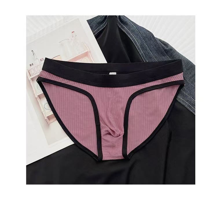 Boxeri bărbați din viscoză, respirabili, modelare a corpului, țesătură ribată, talie joasă