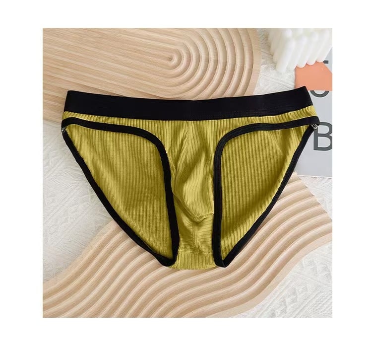 Boxeri bărbați din viscoză, respirabili, modelare a corpului, țesătură ribată, talie joasă