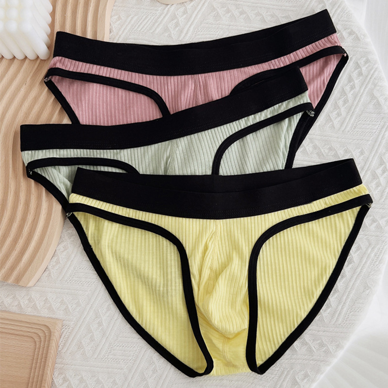 Boxeri bărbați din viscoză, respirabili, modelare a corpului, țesătură ribată, talie joasă