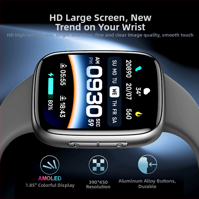 Pametni sat s AMOLED zaslonom, Bluetooth pozivi, praćenje otkucaja srca, mjerenje zasićenja kisikom u krvi, praćenje sna