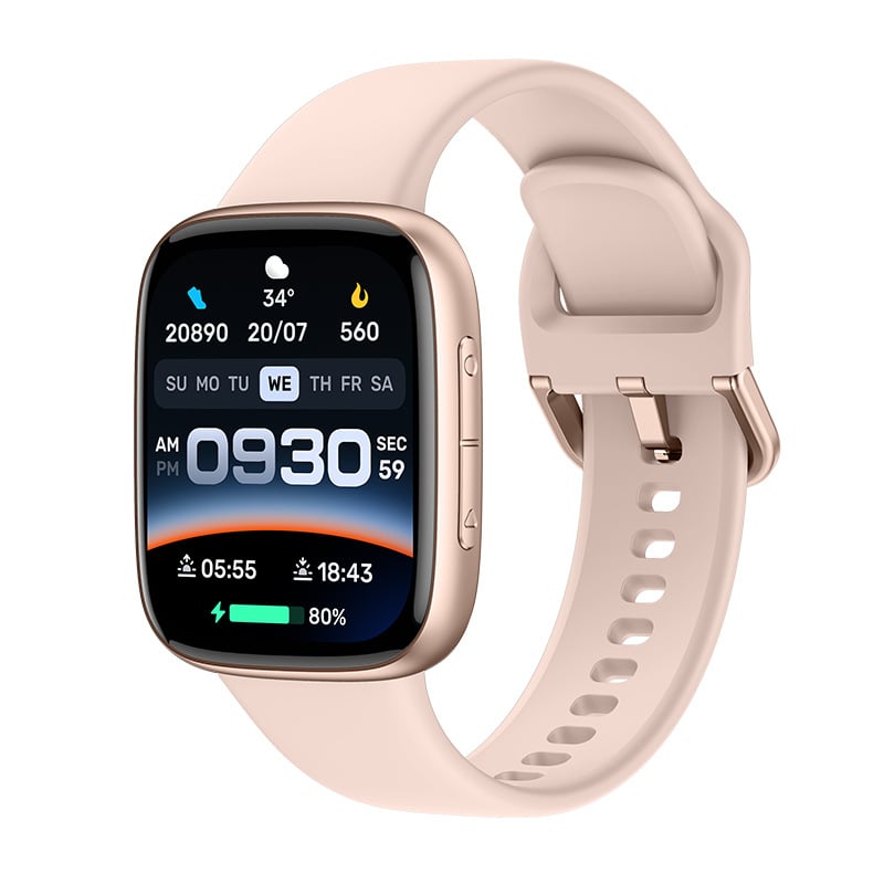 Pametni sat s AMOLED zaslonom, Bluetooth pozivi, praćenje otkucaja srca, mjerenje zasićenja kisikom u krvi, praćenje sna