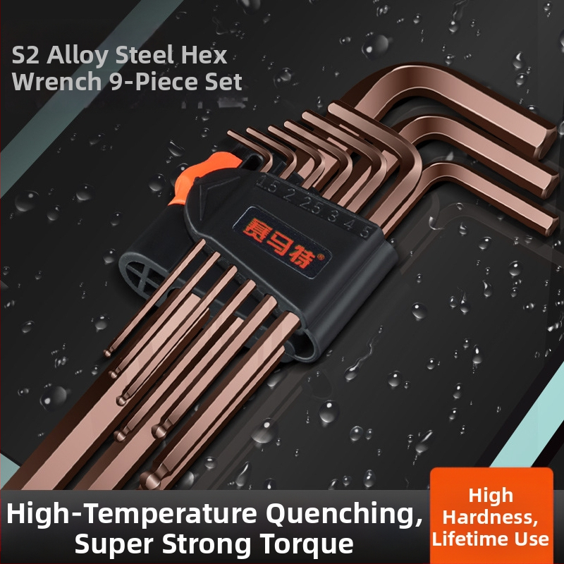 Allen kľúč – vnútorný šesťuholník, S2 nástrojová oceľ, Mongolian značka