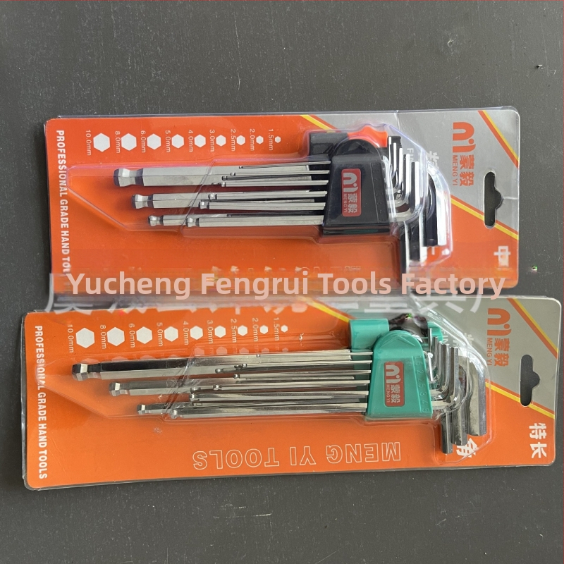 Allen kľúč – vnútorný šesťuholník, S2 nástrojová oceľ, Mongolian značka