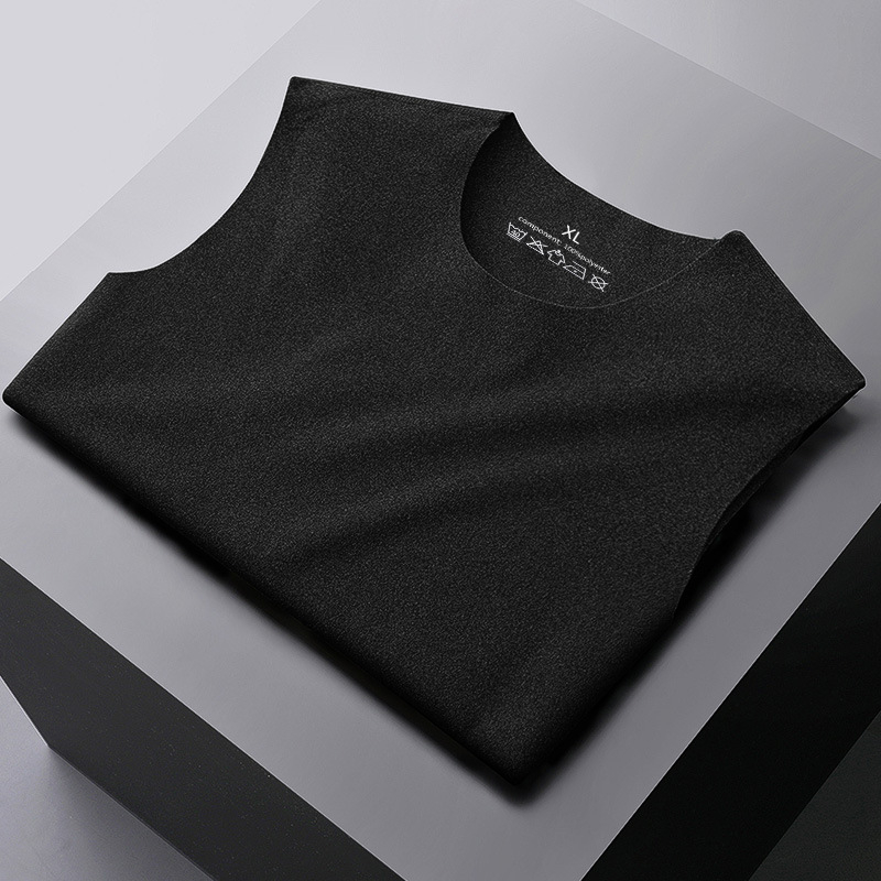 Θερμικό τοπ με βελούδινη επένδυση, ψηλό γιακά, unisex, μακριά μανίκια, πολυεστέρας 95–100%