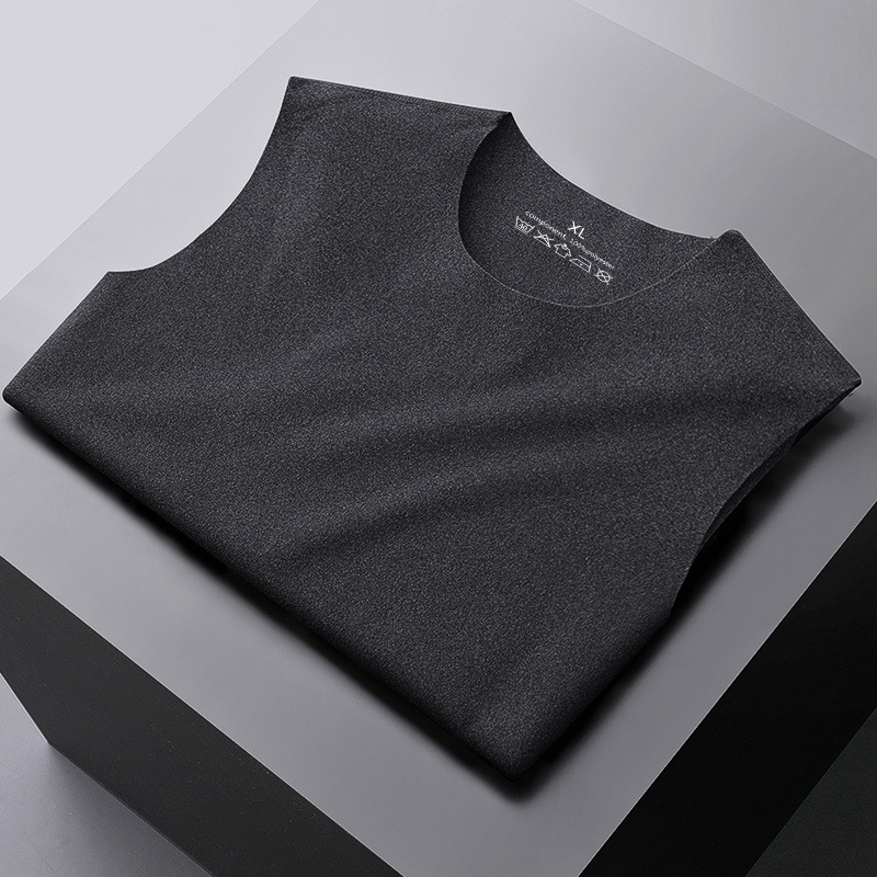 Θερμικό τοπ με βελούδινη επένδυση, ψηλό γιακά, unisex, μακριά μανίκια, πολυεστέρας 95–100%