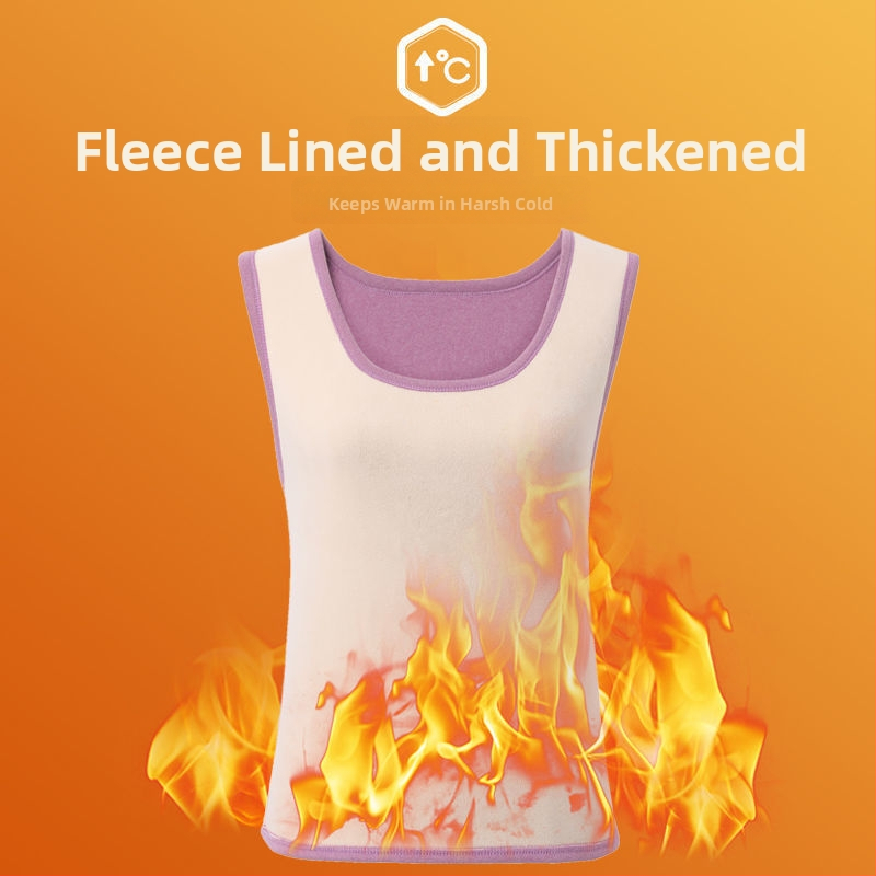 Női varrat nélküli mellény Derong akrilból, kerek nyakú, téli, közepes vastagságú 141–160 g/m²