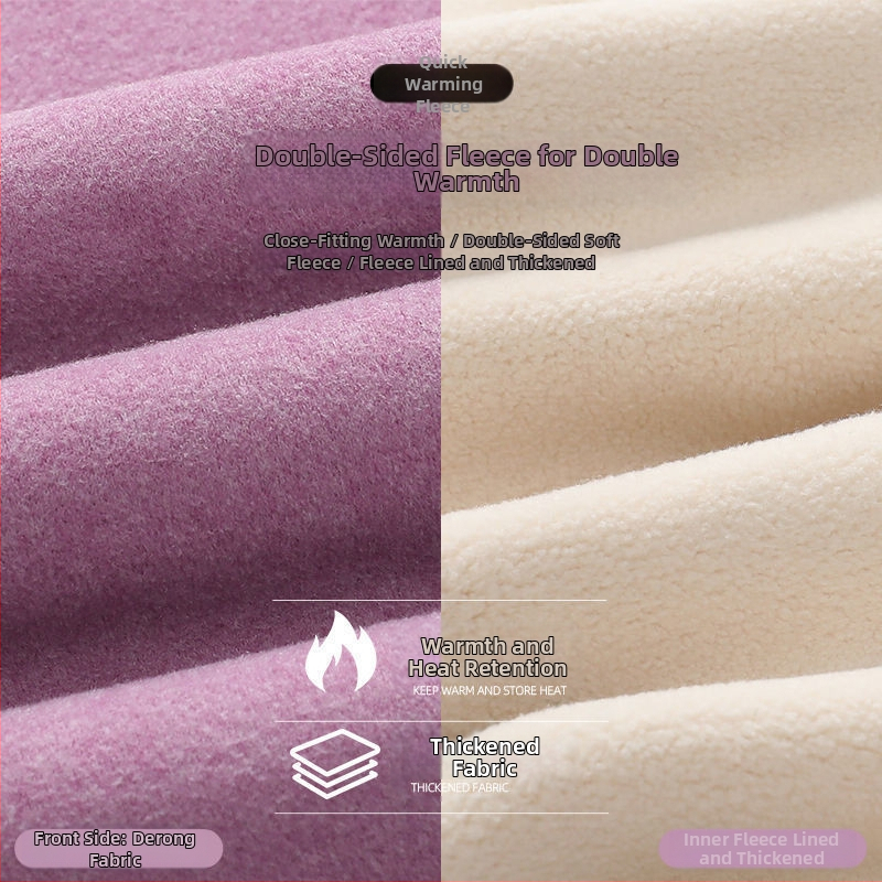 Női varrat nélküli mellény Derong akrilból, kerek nyakú, téli, közepes vastagságú 141–160 g/m²