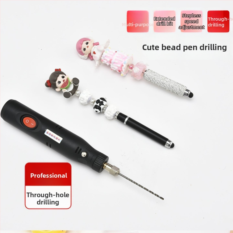 Mini elektrická vŕtačka 12V s plynulým nastavením rýchlosti, kefový motor, sieťové napájanie, univerzálny skľučovadlo, bez spätnej rotácie